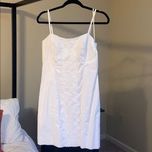Lilly Pulitzer dress shelli stretch dress white size 6